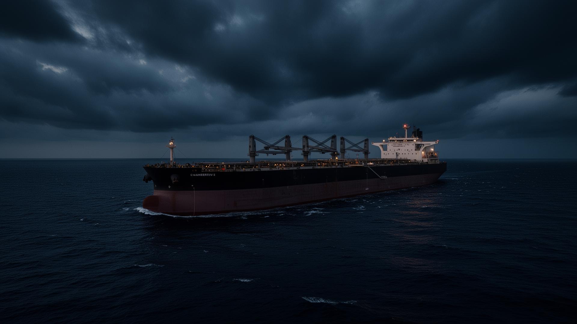 Bulk carrier at sea — Master Interview System